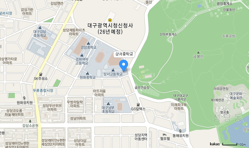 학교 찾아오시는 길 지도